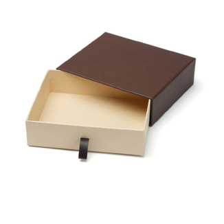 Rigid box with sleeves