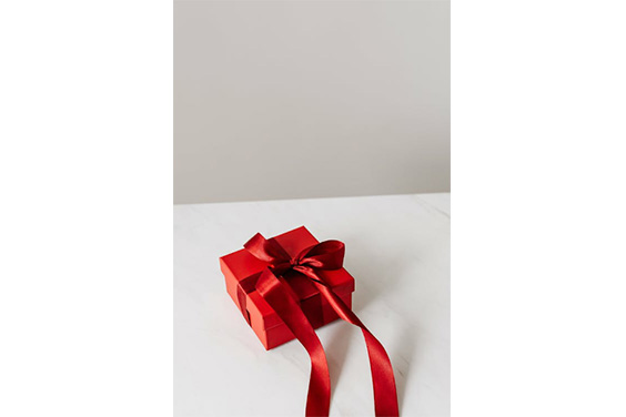a red gift box