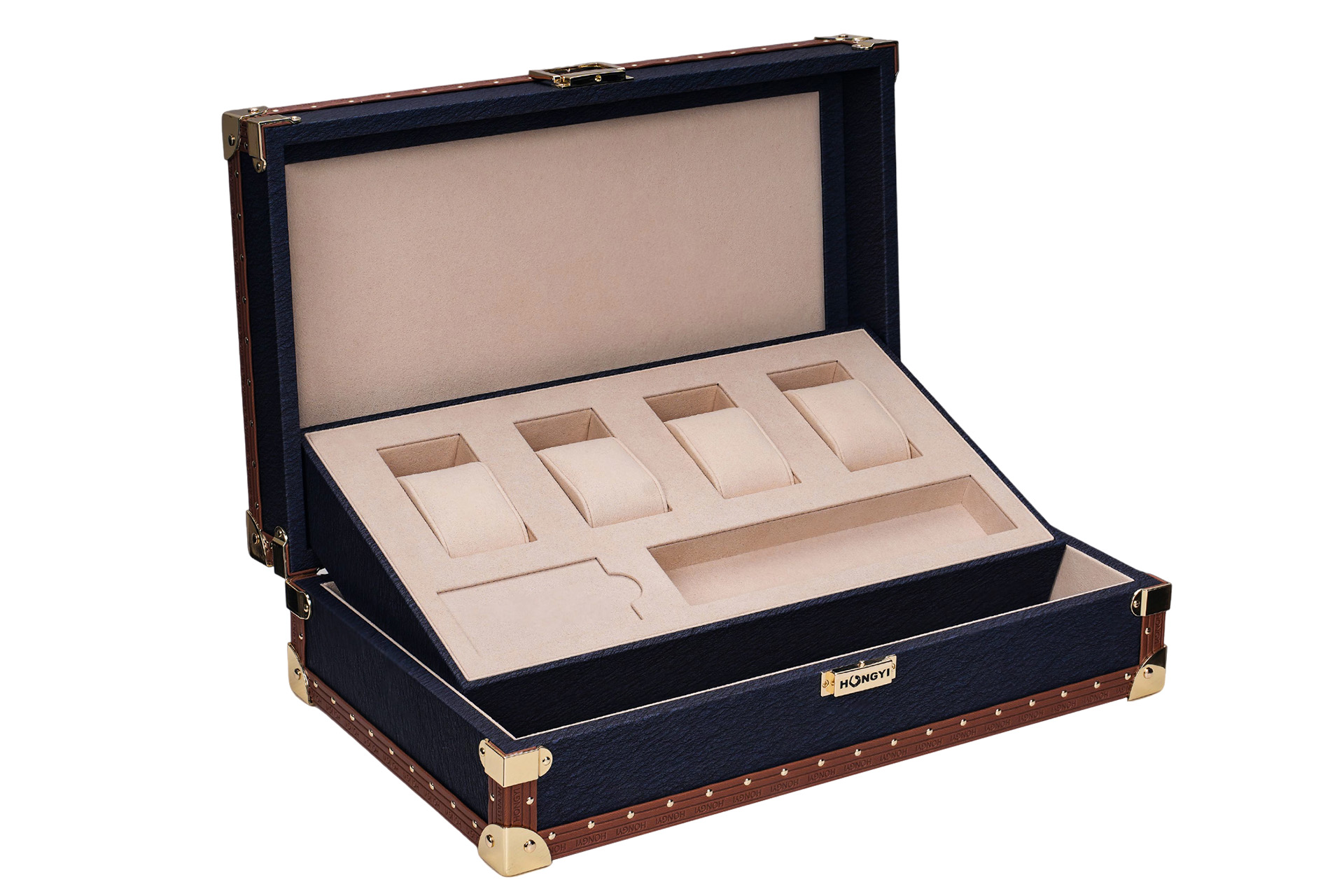 Luxury Leather Watch Case