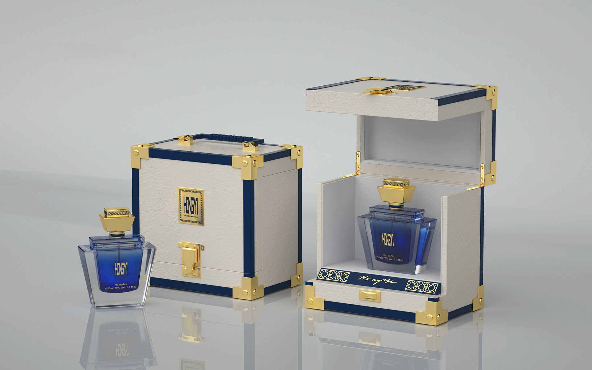 modern perfume box for men