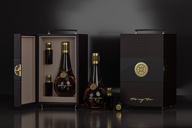 luxury PU Leather Perfume Set for Display