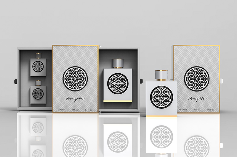 plastic perfume case for gift
