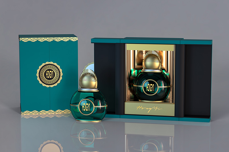 plastic perfume gift box