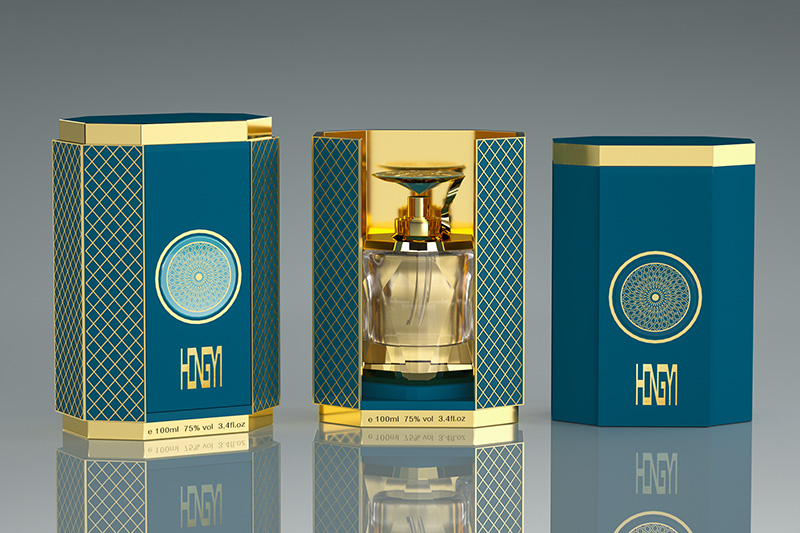 plastic perfume gift box